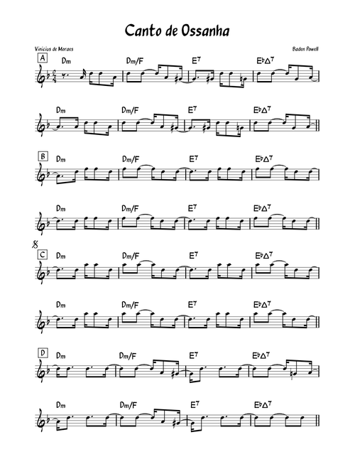 Canto de Ossanha