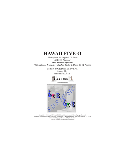 Hawaii Five-O Theme (Arr. Stephen Rockey) - The Ventures (Brass Ensemble)