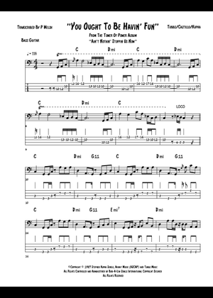 Play Official version of You Ought To Be Havin' Fun Sheet Music by