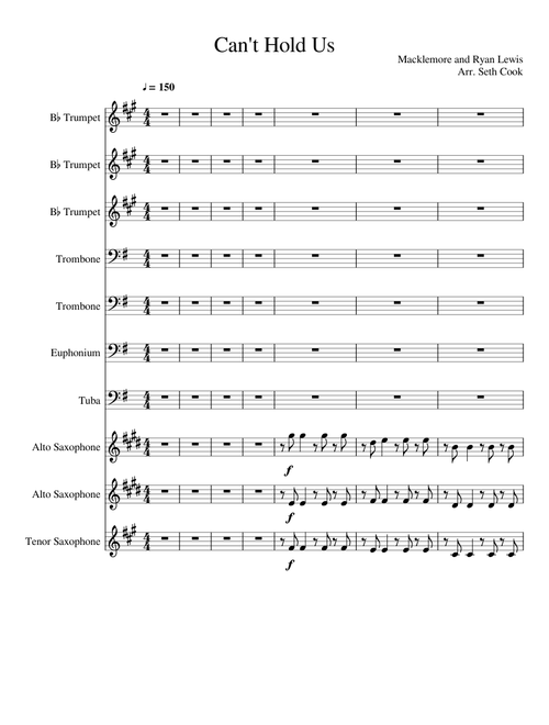 Can't Hold Us[Marching Band]