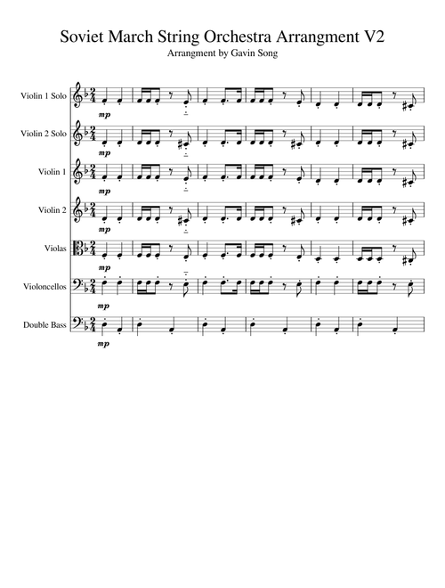 Soviet March String Orchestra Arrangment V2