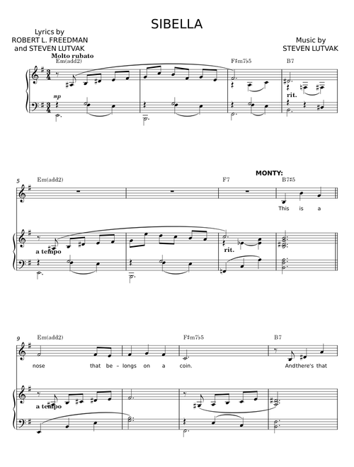 Sibella - Steven Lutvak