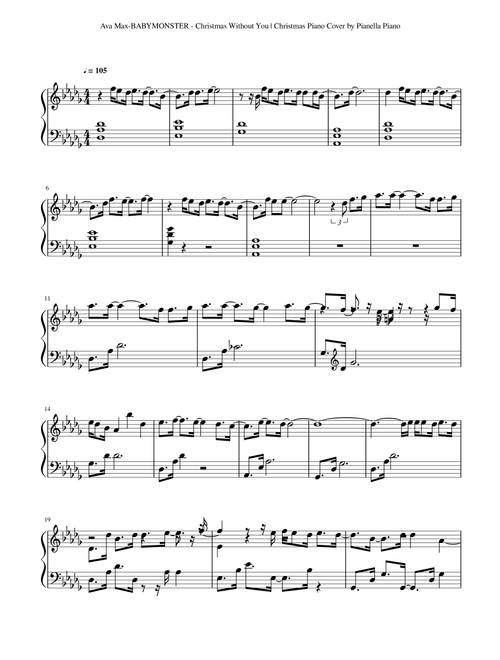 The Last Christmas Without You (Arr. JohnHenry) - Sixpence None The Richer (Piano Solo)