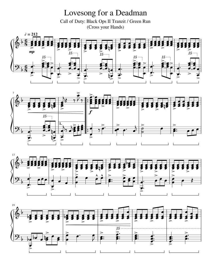 Lovesong for a Deadman (Call of Duty Black Ops II Zombies) James