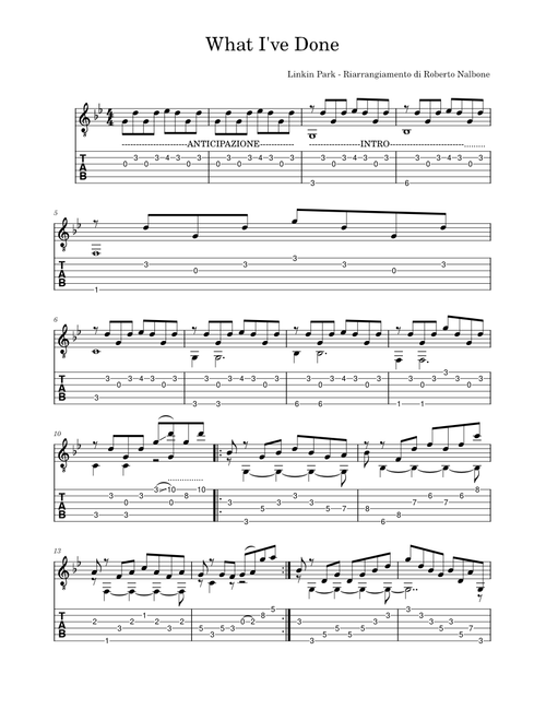 What i've done – Linkin Park What I've Done - Linkin Park