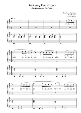 Free A Groovy Kind Of Love by Phil Collins sheet music
