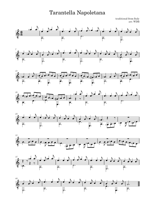 Tarantella Napoletana – Misc tunes