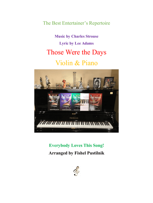 Those Were The Days (Arr. Fishel Pustilnik) - Charles Strouse (Small Ensemble)