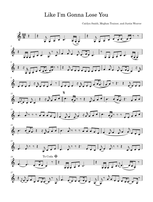 Like I'm Gonna Lose You - Meghan Trainor