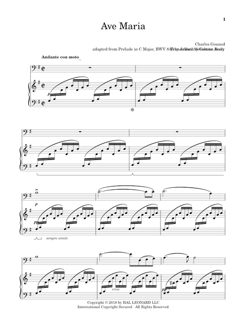 Ave Maria - Johann Sebastian Bach, Charles Gounod (Cello and Piano)