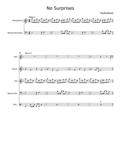No surprises - Radiohead