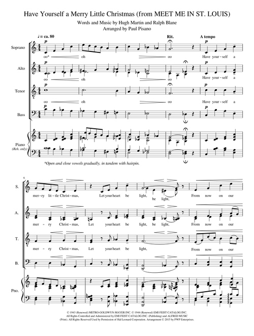 Have Yourself a Merry Little Christmas (from MEET ME IN ST. LOUIS)