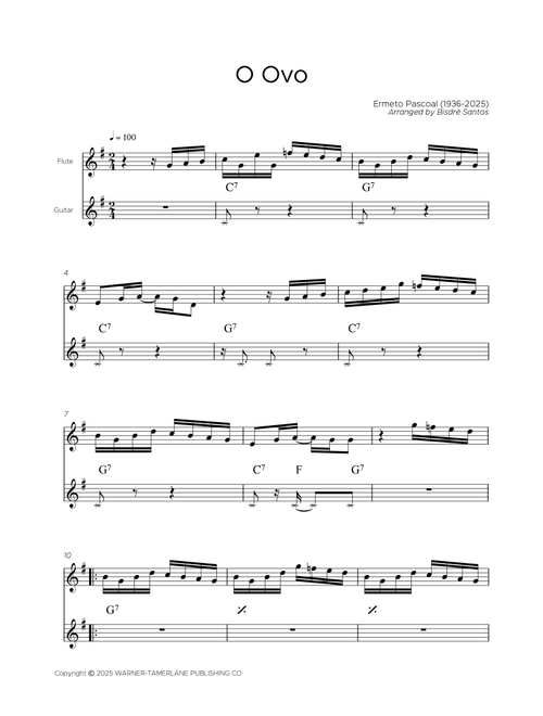 O Ovo (Arr. Bisdré Santos) - Hermeto Pascoal (Instrumental Duet)