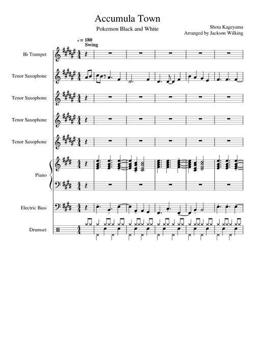 Accumula Town Jazz Arrangement
