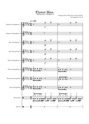 Flower Man - DELTARUNE Chapter 5 – Toby Fox Sheet Music for Piano (Solo ...