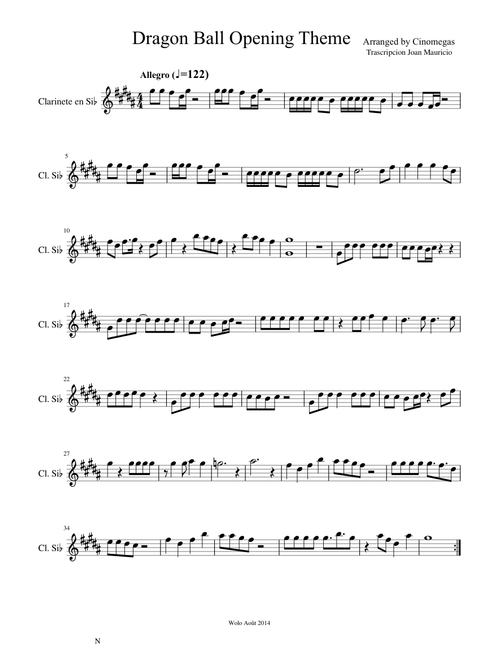 Dragon Ball Opening Theme