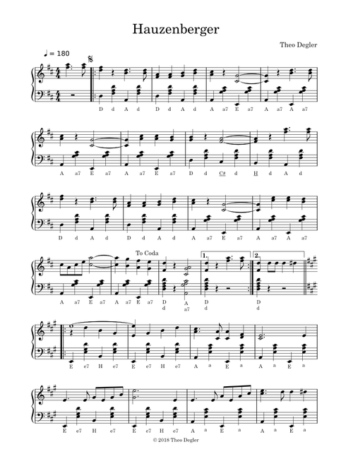 Hauzenberger Polka / Akkordeon