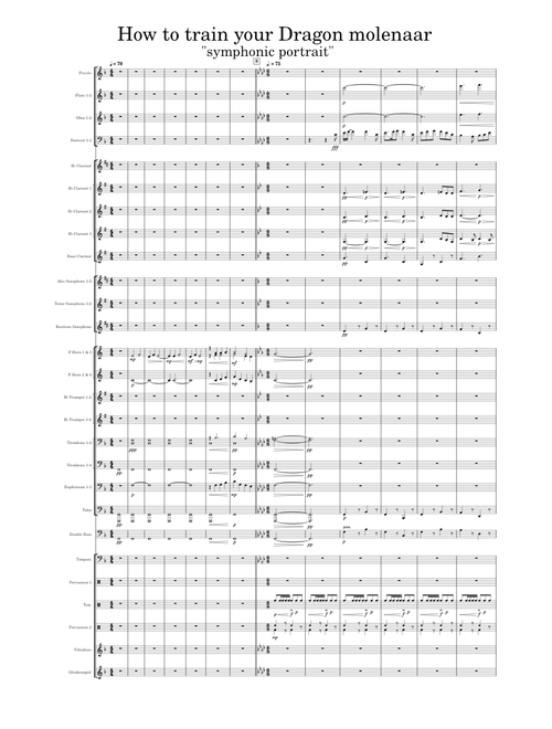 How to Train Your Dragon – John Powell How arr Ton van Grevenbroek