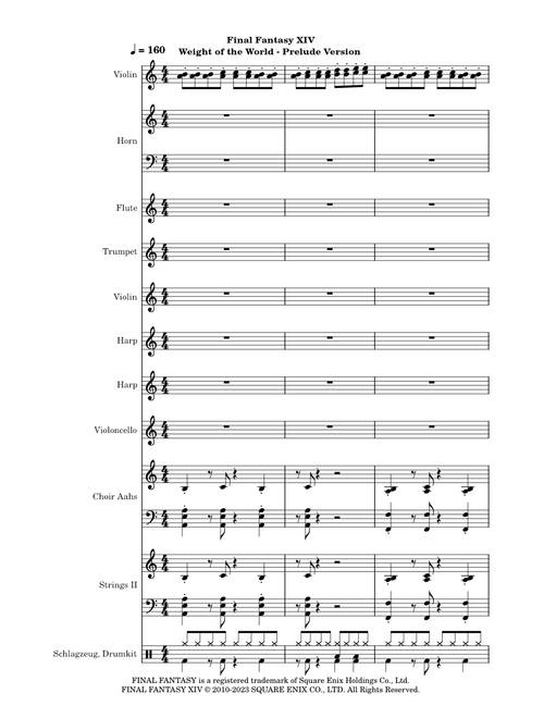 Final Fantasy XIV - Weight of the World (Prelude) – Masayoshi Soken / NieR Automata