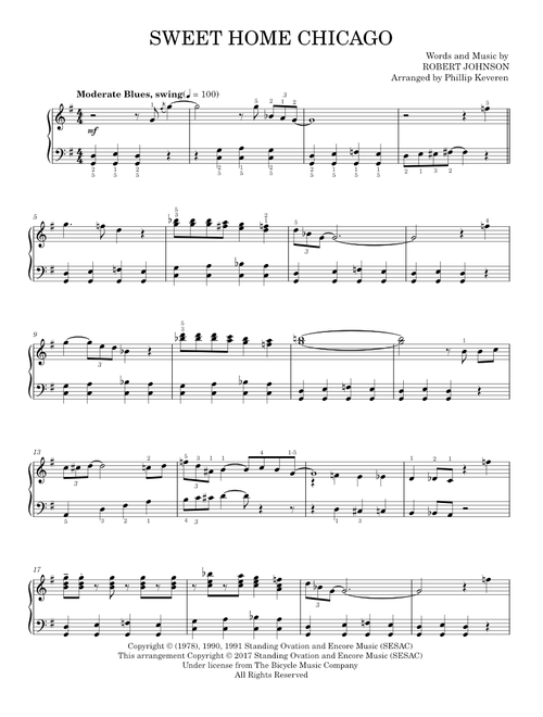 Sweet home chicago - The Blues Brothers (Piano Solo)