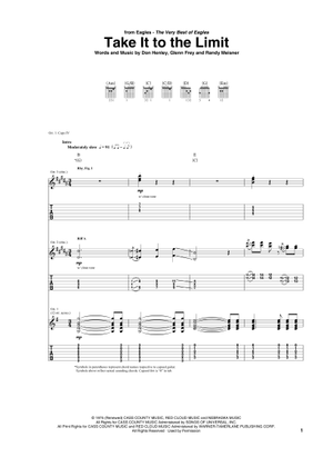 Play Official version of Get over it Sheet Music by Eagles for