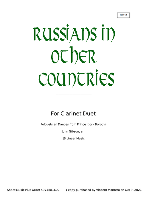 Polovtsian Dances - Aleksandr Borodin