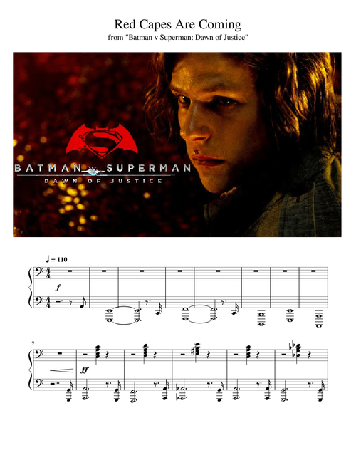 The Red Capes Are Coming - Batman v Superman: Dawn of Justice