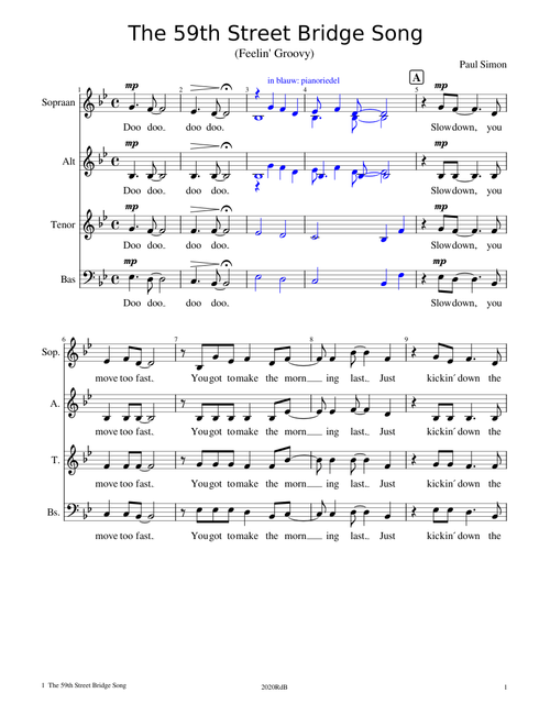 The 59th Street Bridge Song