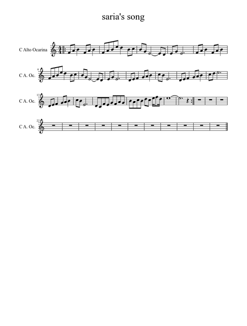 Saria's song