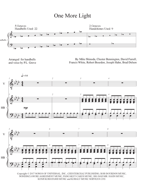 One More Light (Arr. P.L. Grove) - Linkin Park (Instrumental Duet)
