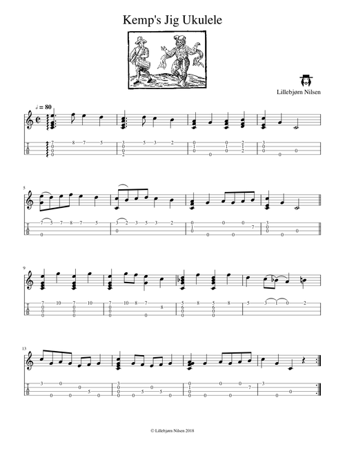 Kemp's Jig Ukulele - Lillebjorn Nilsen