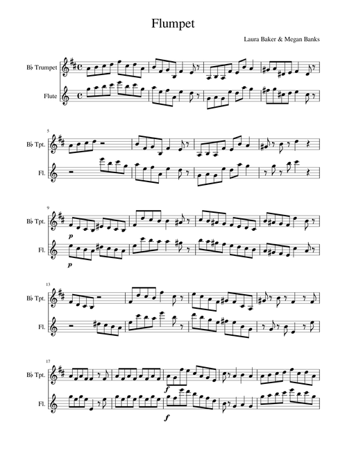 Flumpet TRUMPET/FLUTE DUET