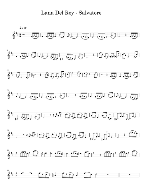 Salvatore - Lana Del Rey