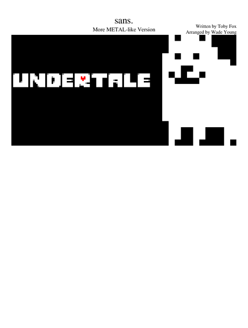 sans. - Toby Fox
