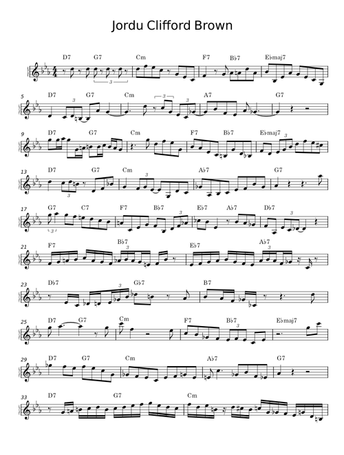 Jordu - Clifford Brown