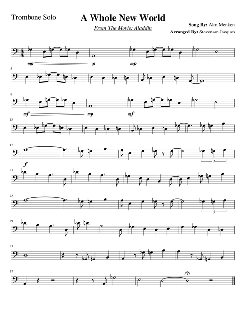 A Whole New World - Alan Menken