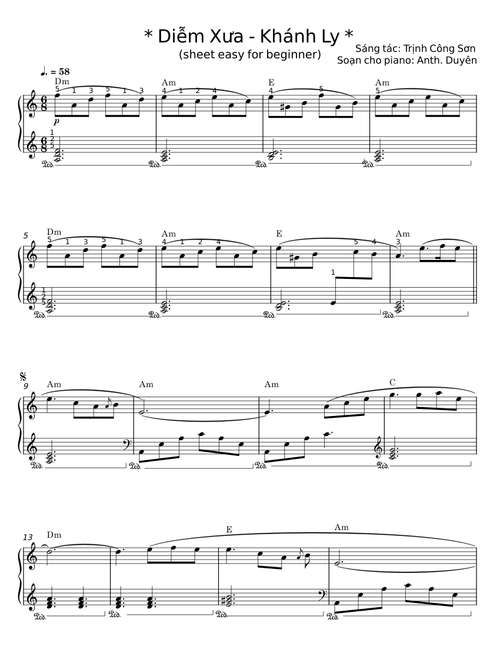 Diễm Xưa - Khánh Ly - Trịnh Công Sơn