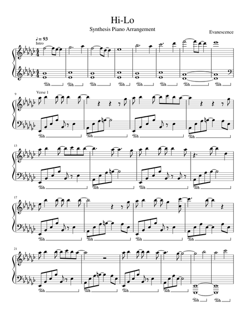 Hi-Lo - Evanescence (Synthesis)