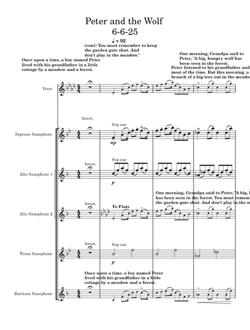 Peter and the Wolf, Op.67 – Sergei Prokofiev