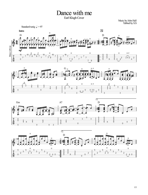 Dance With Me (Arr. Shinichi Shimahara) - Orleans (Solo Guitar)