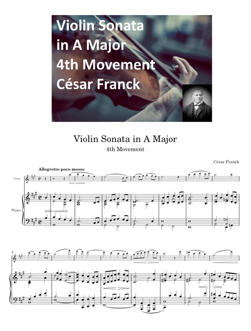 Violin Sonata in A Major, 4th Movement - César Franck