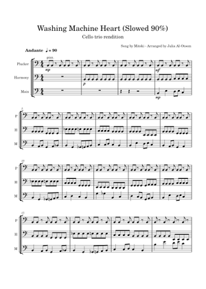 Washing Machine Heart – Mitski (Cello Solo) Sheet Music for Cello (Solo ...