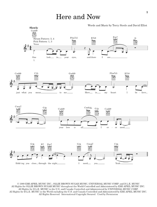 Here And Now - Luther Vandross (Easy Guitar)