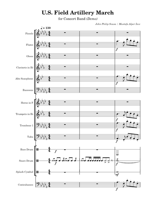 U.S. Field Artillery March – John Philip Sousa