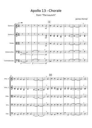 Play Official version of Apollo 13 Sheet Music by James Horner for ...