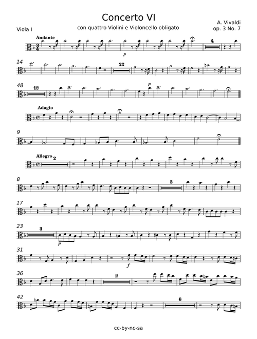 L'estro Armonico, Violin Concerto No. 7 in F Major, RV 567, 3rd Movement - Antonio Vivaldi