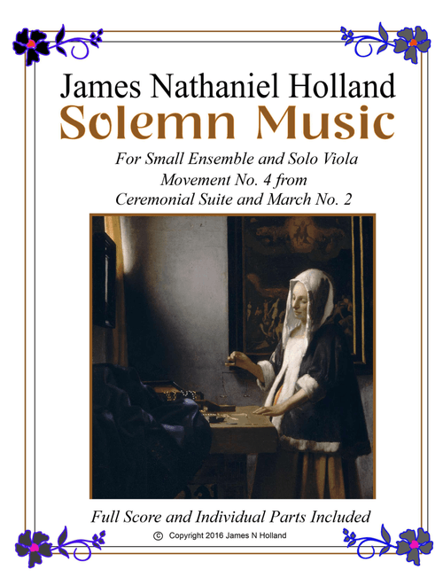 Solemn Music for Viola Soloist and Ensemble - James Nathaniel Holland (Orchestra)