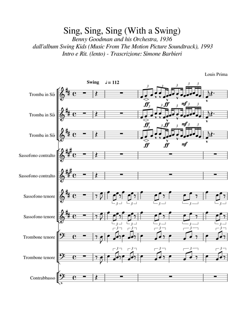 Benny Goodman Orchestra - Sing, Sing, Sing (With a Swing)