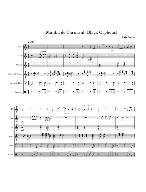Manhã de Carnaval (Black Orpheu) – Luís Bonfá Manha de Carnaval