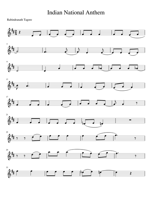 Jana Gana Mana_ National Anthem of India